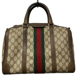 GUCCI Ophidia GG Boston Bag